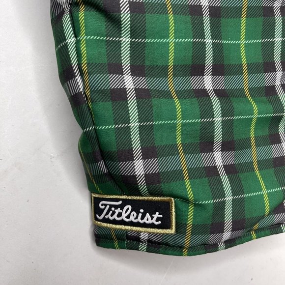 Titleist Shamrock Barrel Irish Clover Golf Club Headcover Green White New W Tags - Picture 8 of 8